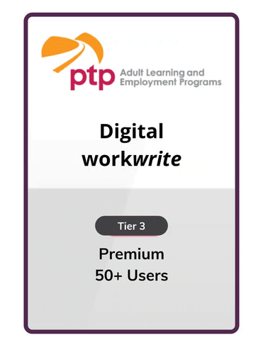 Digital workwrite - Premium Tier (50 users & above) - per user per year